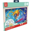 Flat River Group Hape Ocean Rescue 48pc Double-Sided Coloring Jigsaw Puzzle* Puzzles