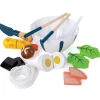 Flat River Group Hape 11pc Slurp-Slurp Udon Wooden Playset* Kitchens & Play Food|Dress Up