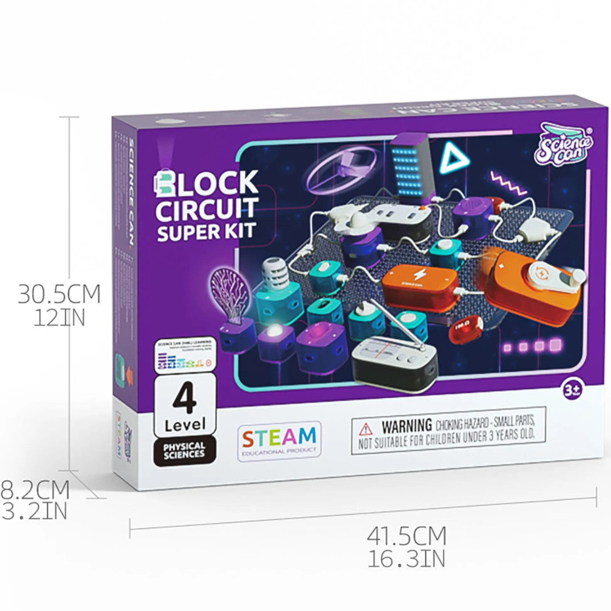 Flat River Group Hape Science Can Block Circuit Super Kit - Electrical Experiment Set* Science & Discovery