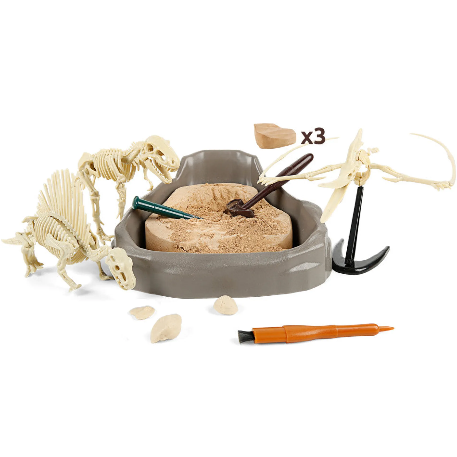 Flat River Group Hape Science Can Mesozoic Era Dinosaur Fossil Excavation Kit* Science & Discovery