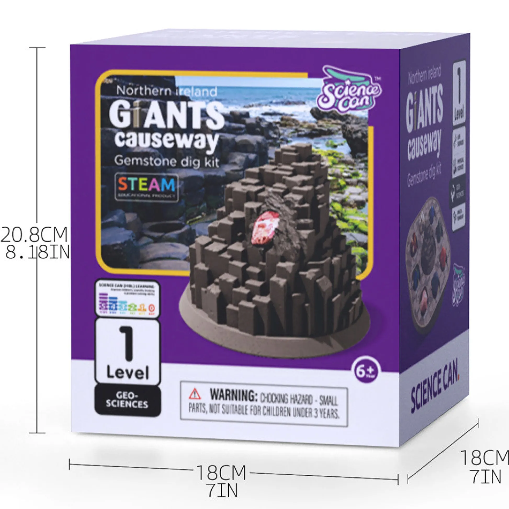 Flat River Group Hape Science Can Northern Ireland Giants Causeway Gemstone Dig Kit* Science & Discovery