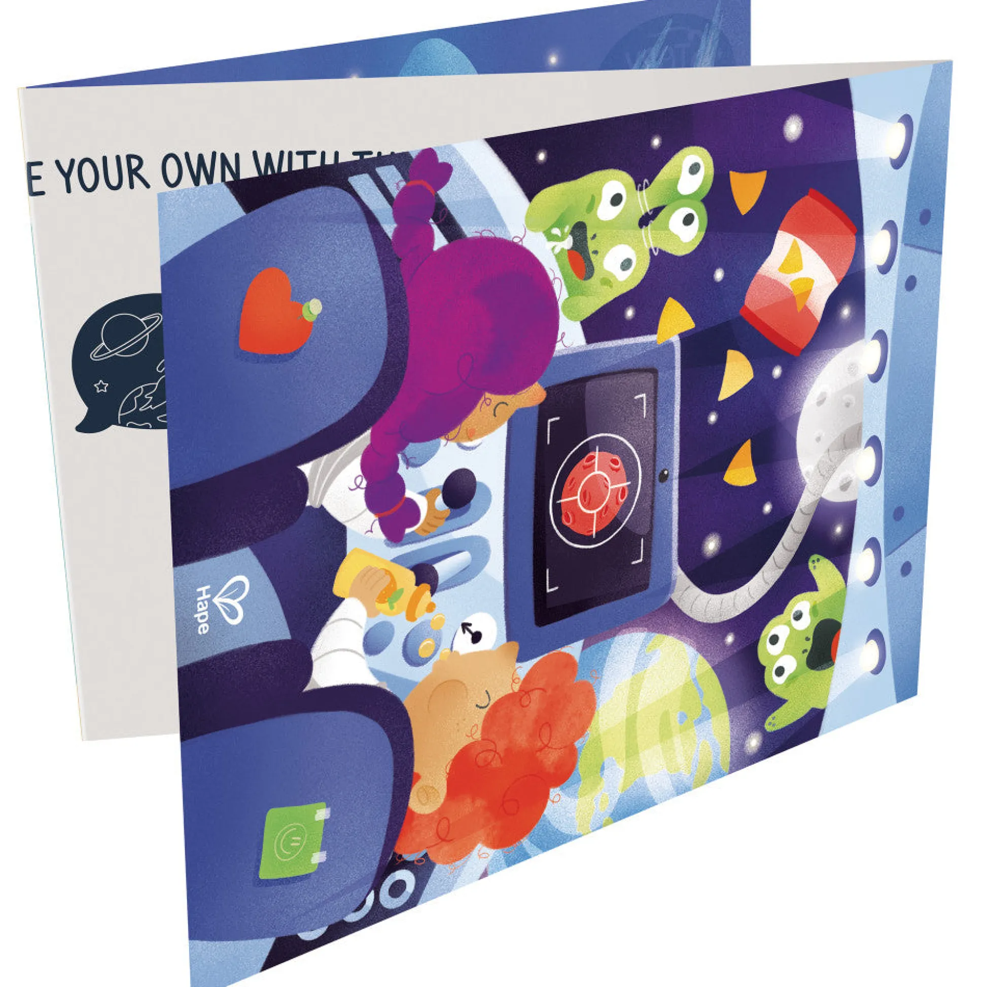 Flat River Group Hape Space Adventure 3-Pack Jigsaw Puzzles – 48 pc Each* Puzzles