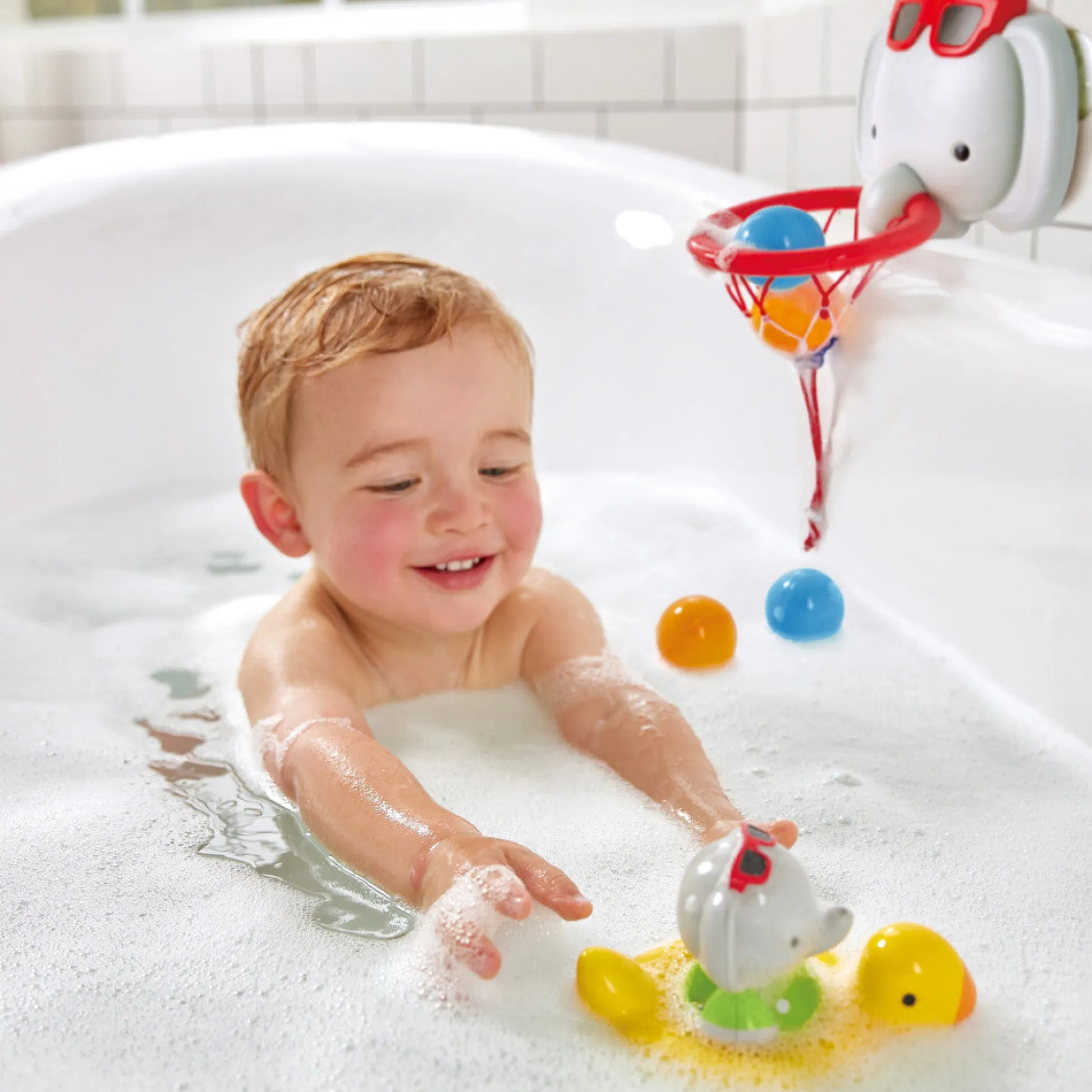 Flat River Group Hape Spin Splash 'n' Swim Elephant – Color-Changing Bath Toy* Bath Toys