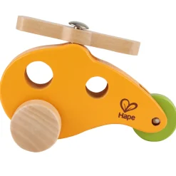 Flat River Group Hape Sunny Yellow Little Copter - Wooden Toy Helicopter for Toddlers* Preschool Education Toys & Activities|Preschool Vehicles