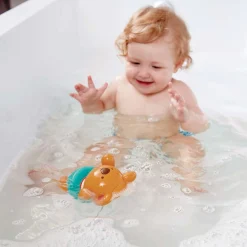 Flat River Group Hape Swimmer Teddy Wind-Up Toy for Bath Time Fun, Ages 1+* Bath Toys