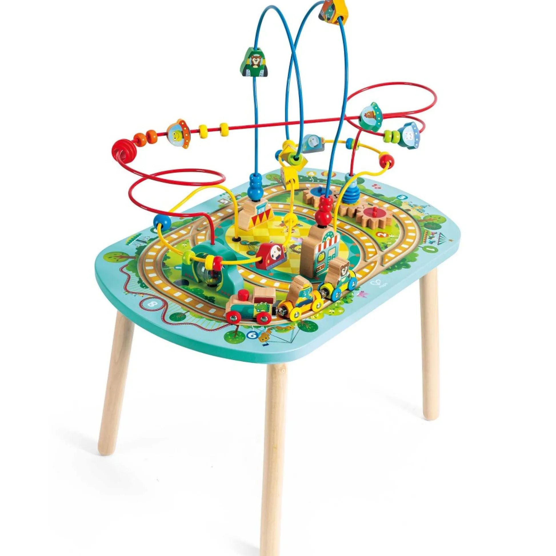 Flat River Group Hape Twisting Railway Maze Table - Amusement Park Adventure* Preschool Education Toys & Activities