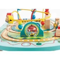 Flat River Group Hape Twisting Railway Maze Table - Amusement Park Adventure* Preschool Education Toys & Activities