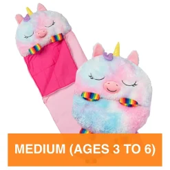 Flat River Group Happy Nappers 54 inch Rainbow Unicorn Pillow & Sleepy Sack - Medium* Stuffed Animals|Stuffed Animals & Plush Toys
