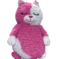 Flat River Group Happy Nappers Adorable Storables 15 inch Cat Plush - Pink & White* Stuffed Animals|Stuffed Animals & Plush Toys