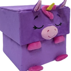 Flat River Group Happy Nappers Adorable Storables 15" Unicorn Plush - Purple & Pink* Stuffed Animals|Stuffed Animals & Plush Toys