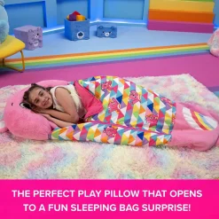 Flat River Group Happy Nappers Care Bears Cheer Bear Sleep Sack - Large, Kids 7+* Social & Emotional Skills|Stuffed Animals