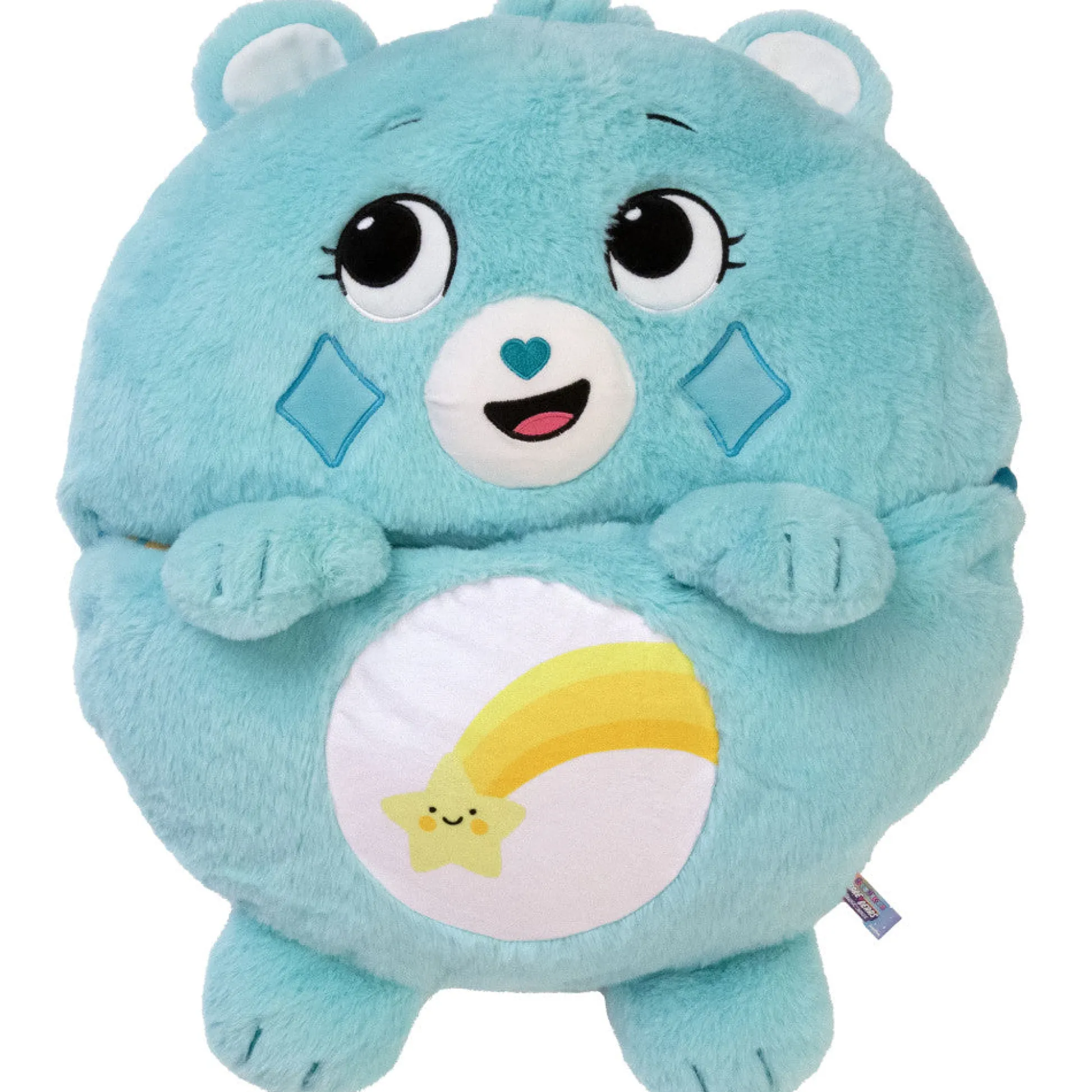 Flat River Group Happy Nappers Care Bears Wish Bear Sleep Sack, Medium* Social & Emotional Skills|Stuffed Animals
