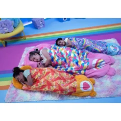 Flat River Group Happy Nappers Care Bears Dream Bright Bear Sleep Sack - Large, Kids 7+* Social & Emotional Skills|Stuffed Animals