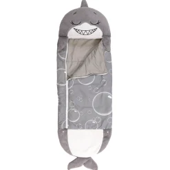 Flat River Group Happy Nappers Large 66 inch Grey Shark Pillow & Sleepy Sack - Kids 7+* Stuffed Animals|Stuffed Animals & Plush Toys