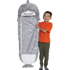 Flat River Group Happy Nappers Large 66 inch Grey Shark Pillow & Sleepy Sack - Kids 7+* Stuffed Animals|Stuffed Animals & Plush Toys