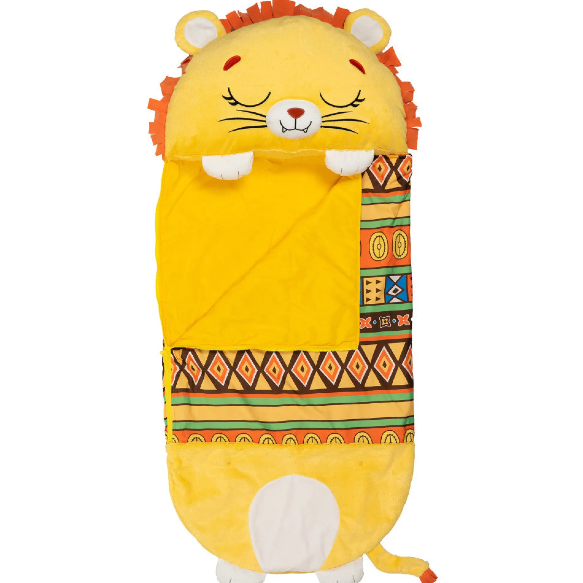 Flat River Group Happy Nappers Lion Lex 54 inch Plush Pillow & Sleepy Sack - Kids 3+* Stuffed Animals|Stuffed Animals & Plush Toys