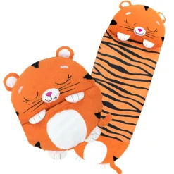 Flat River Group Happy Nappers Tiger Tobi 54 inch Plush Pillow & Sleepy Sack - Medium* Stuffed Animals|Stuffed Animals & Plush Toys