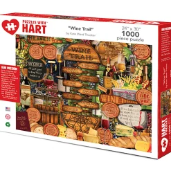 Flat River Group Hart Puzzles Wine Trail Jigsaw Puzzle by Kate Ward Thacker - 1000 pc* Puzzles