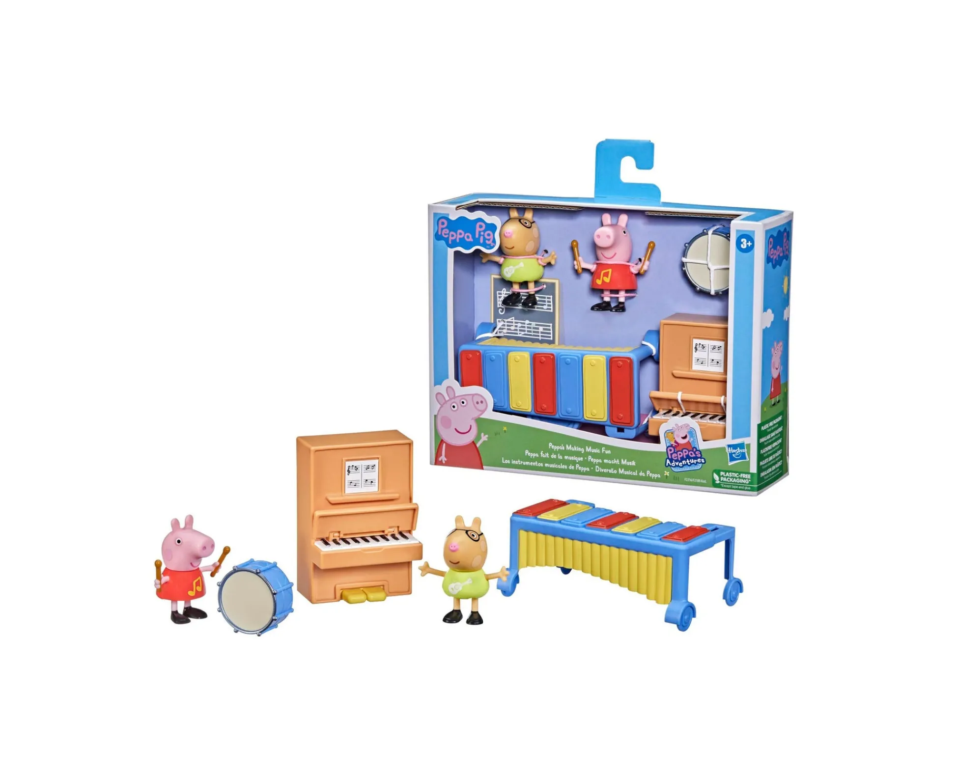 Macy's - Supplier Hasbro Peppa Pig Music Making Fun Playset - 7 Piece Set* Preschool Education Toys & Activities|Preschool Pals