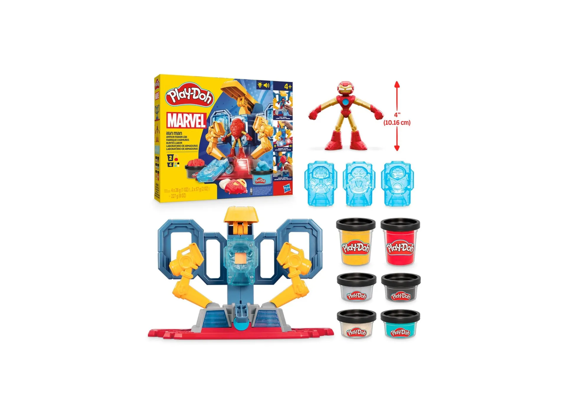 Macy's - Supplier Hasbro Play-Doh Marvel Iron Man Armor Maker Action Playset* Playsets & Vehicles|Marvel