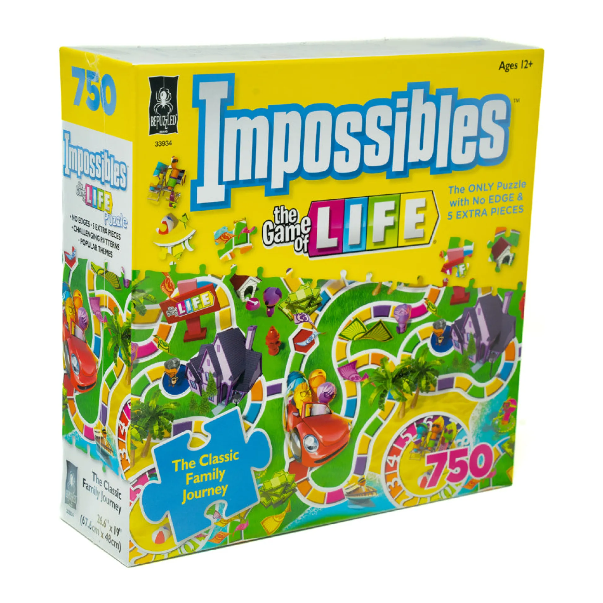 AreYouGame Hasbro The Game of Life Impossibles Puzzle - 750 pc* Puzzles