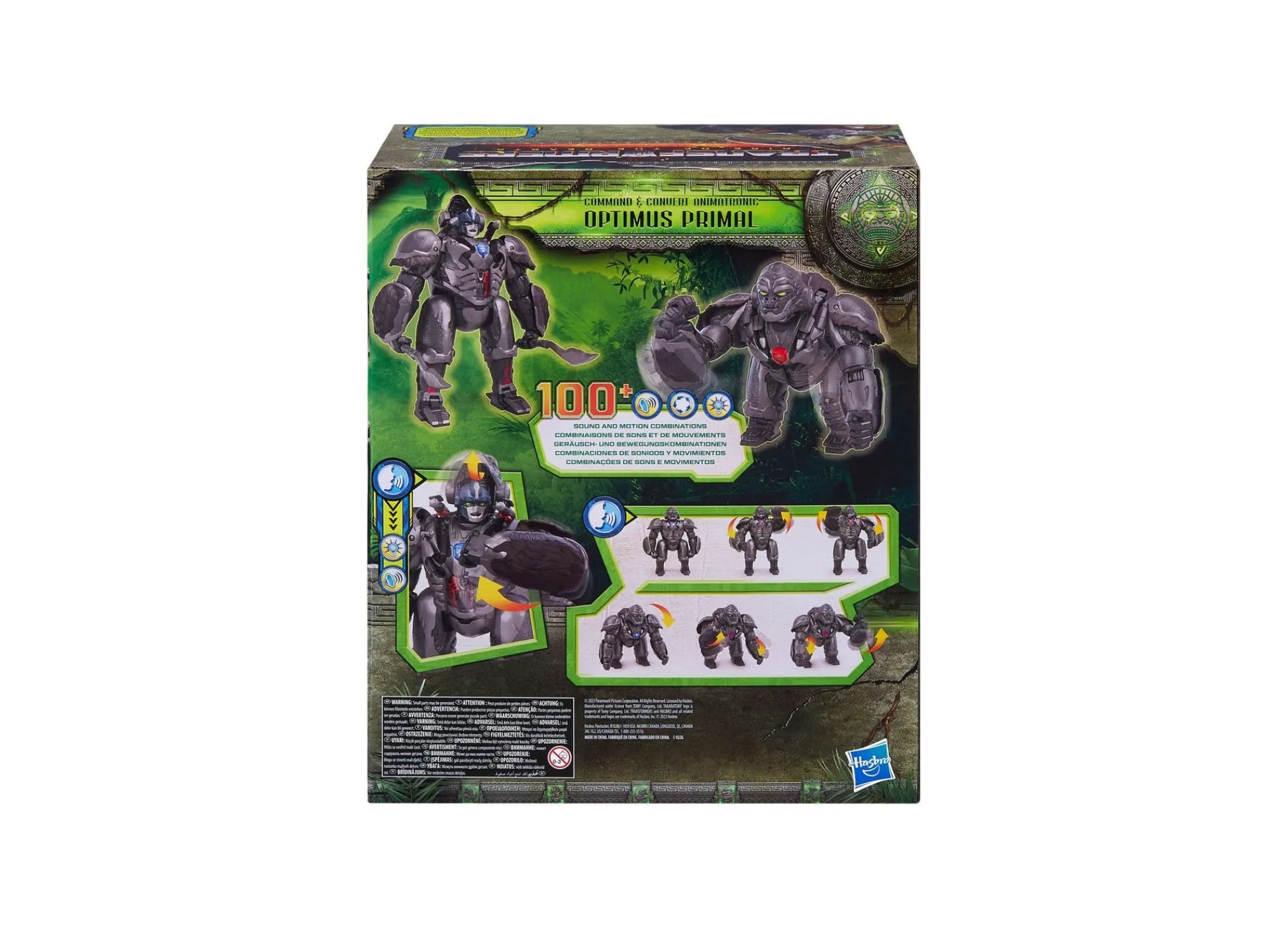 Macy's - Supplier Hasbro Transformers: Rise of the Beasts 12.5-inch Command & Convert Animatronic Optimus Primal* Collectible Figures & Playsets
