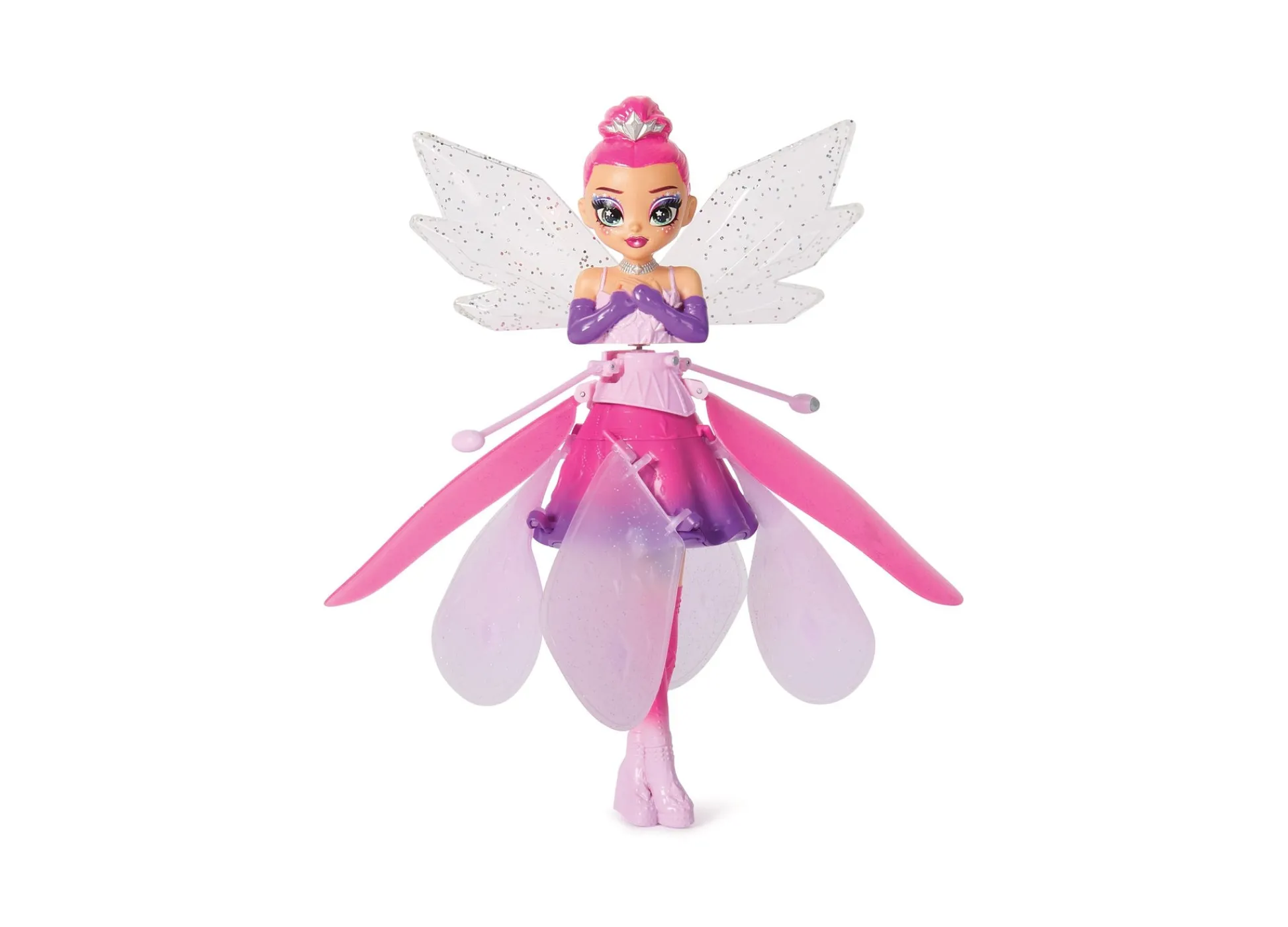 Macy's - Supplier Hatchimals Crystal Flyers Rainbow Glitter Idol Pixie - Magical Flying Toy* Miniature & Collectible Dolls|Stuffed Animals & Plush Toys