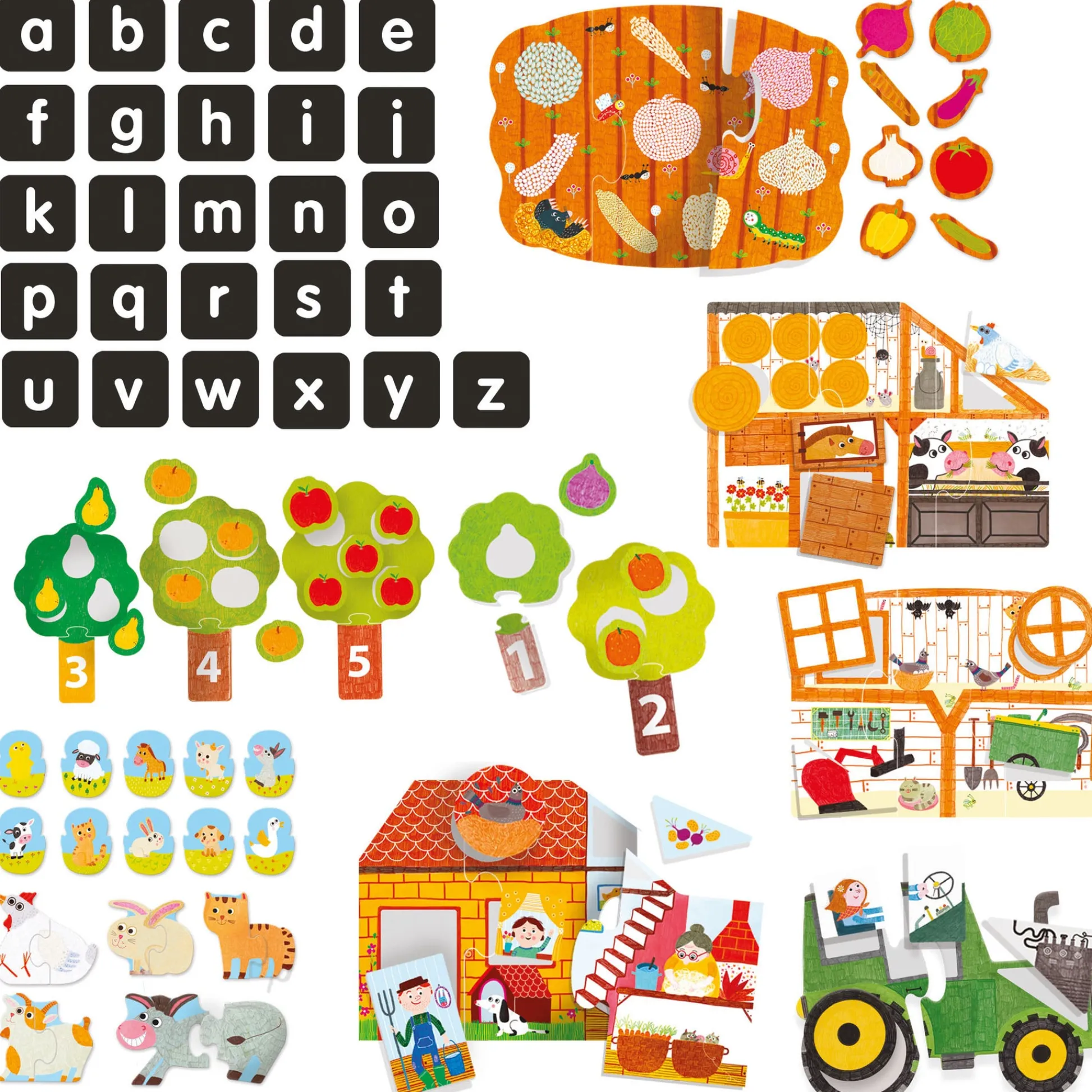 Educators Resource Headu 6 Intelligences Farm Games & Activities - Educational Playset* Preschool Education Toys & Activities