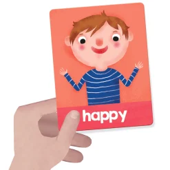 Educators Resource Headu Montessori Emotions & Actions Learning Flashcards - Interactive Educational Toy* Preschool Education Toys & Activities|Social & Emotional Skills