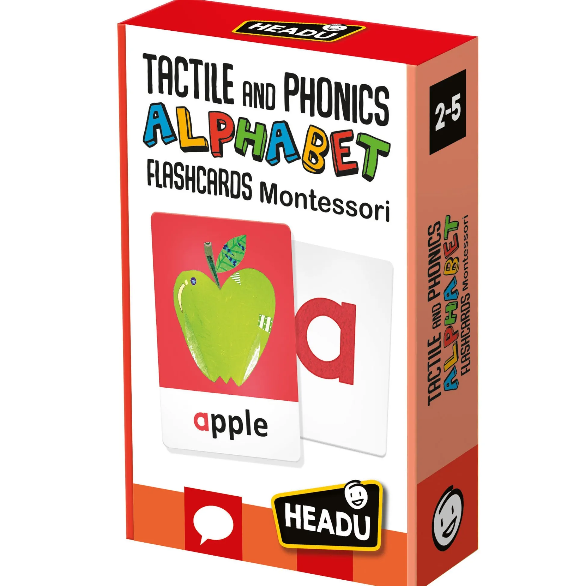 Educators Resource Headu Montessori Flashcards - Tactile & Phonics Alphabet Learning Set* Preschool Education Toys & Activities