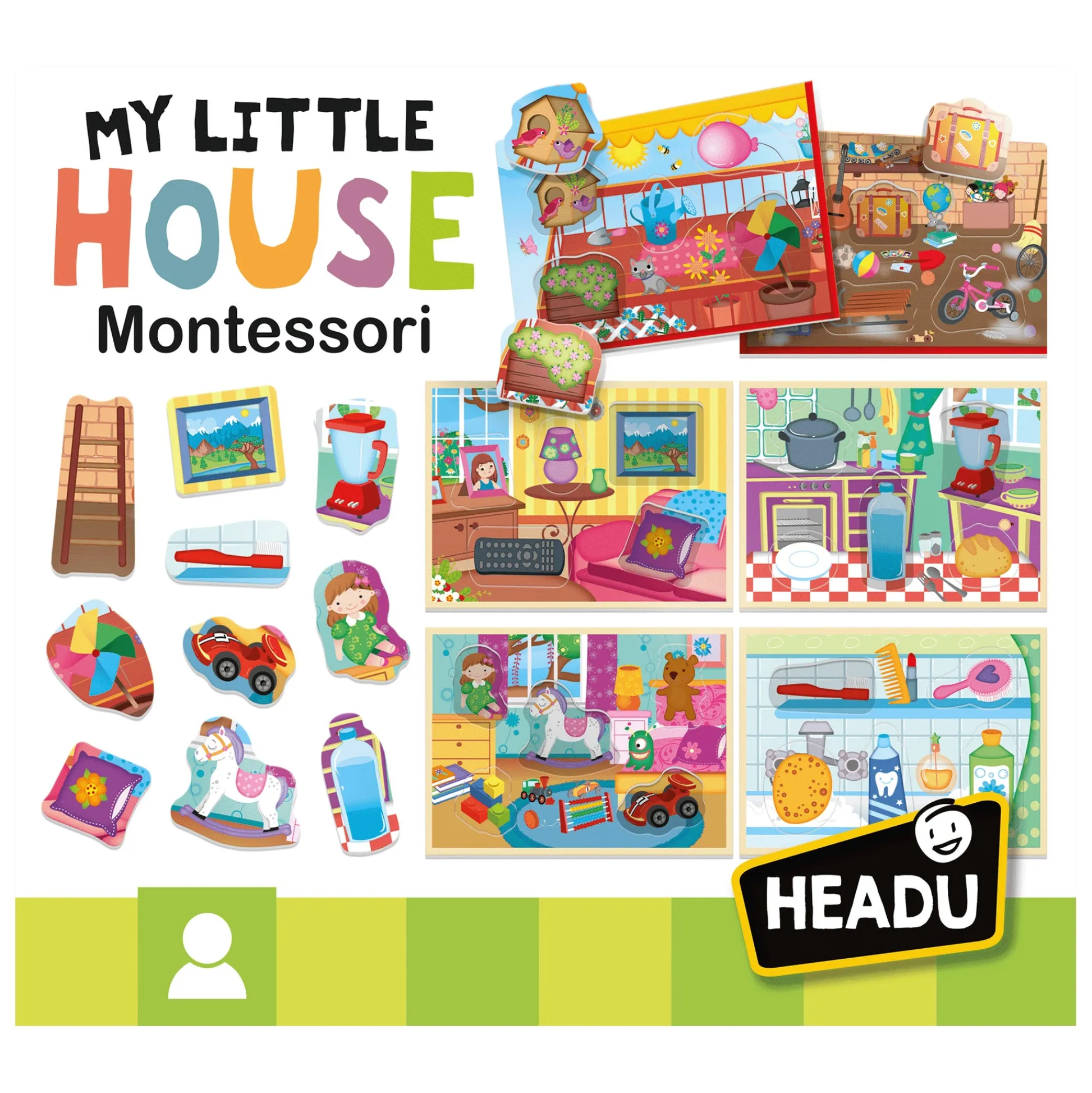 Educators Resource Headu Montessori My Little House - Interactive Learning Toy* Preschool Education Toys & Activities