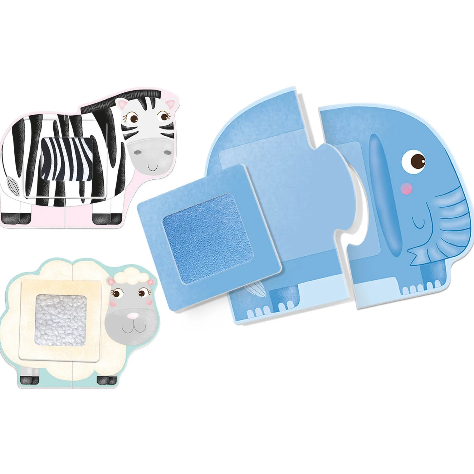 Educators Resource Headu Montessori Tactile Animals Puzzle - Sensory Exploration Toy* Puzzles|Preschool Education Toys & Activities