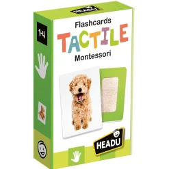 Educators Resource Headu Montessori Touch & Feel Flashcards - Sensory Exploration Toy* Preschool Education Toys & Activities