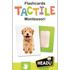 Educators Resource Headu Montessori Touch & Feel Flashcards - Sensory Exploration Toy* Preschool Education Toys & Activities
