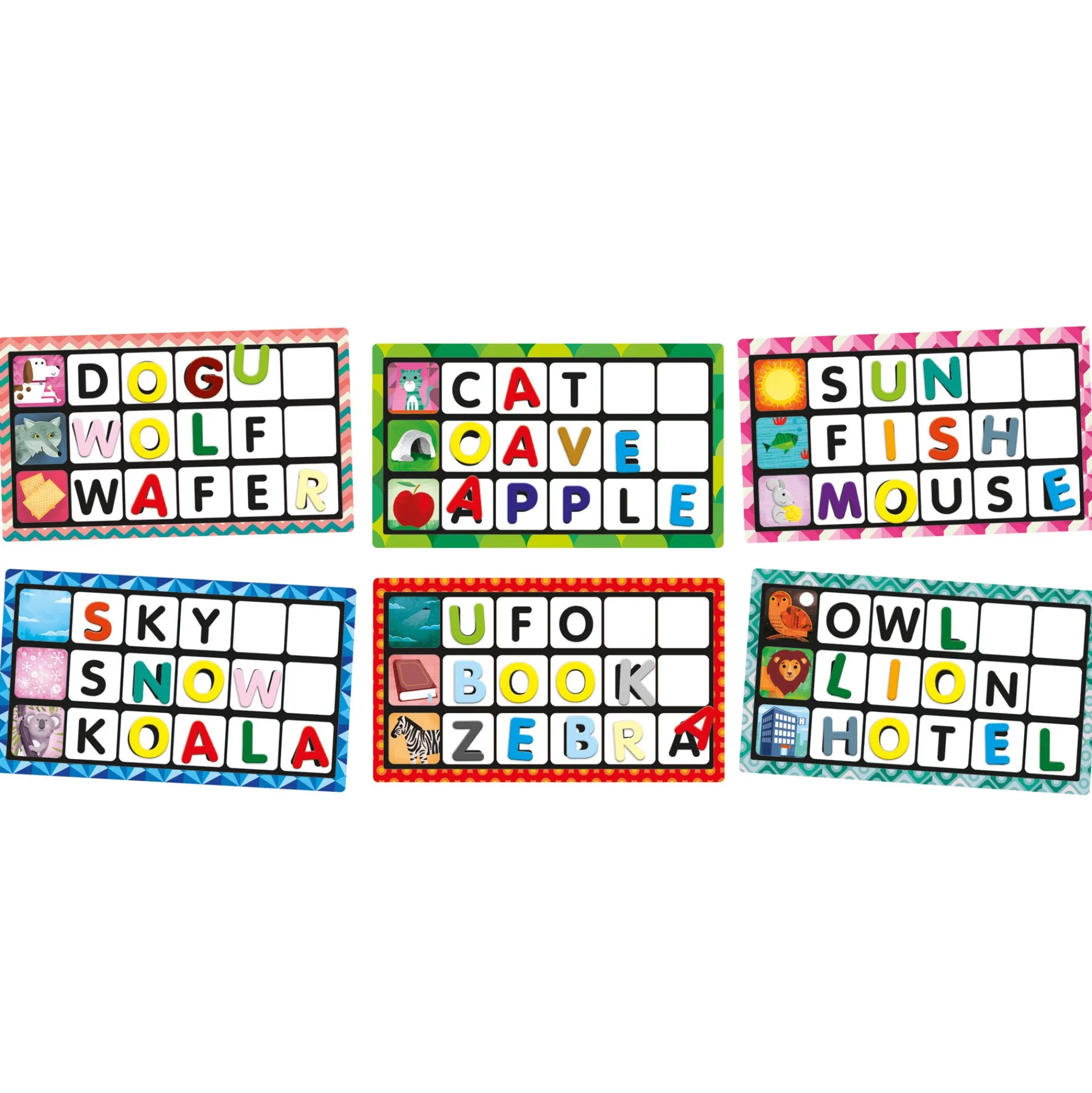 Educators Resource Headu Montessori Touch Bingo - Learn Letters & Words Game* Preschool Education Toys & Activities