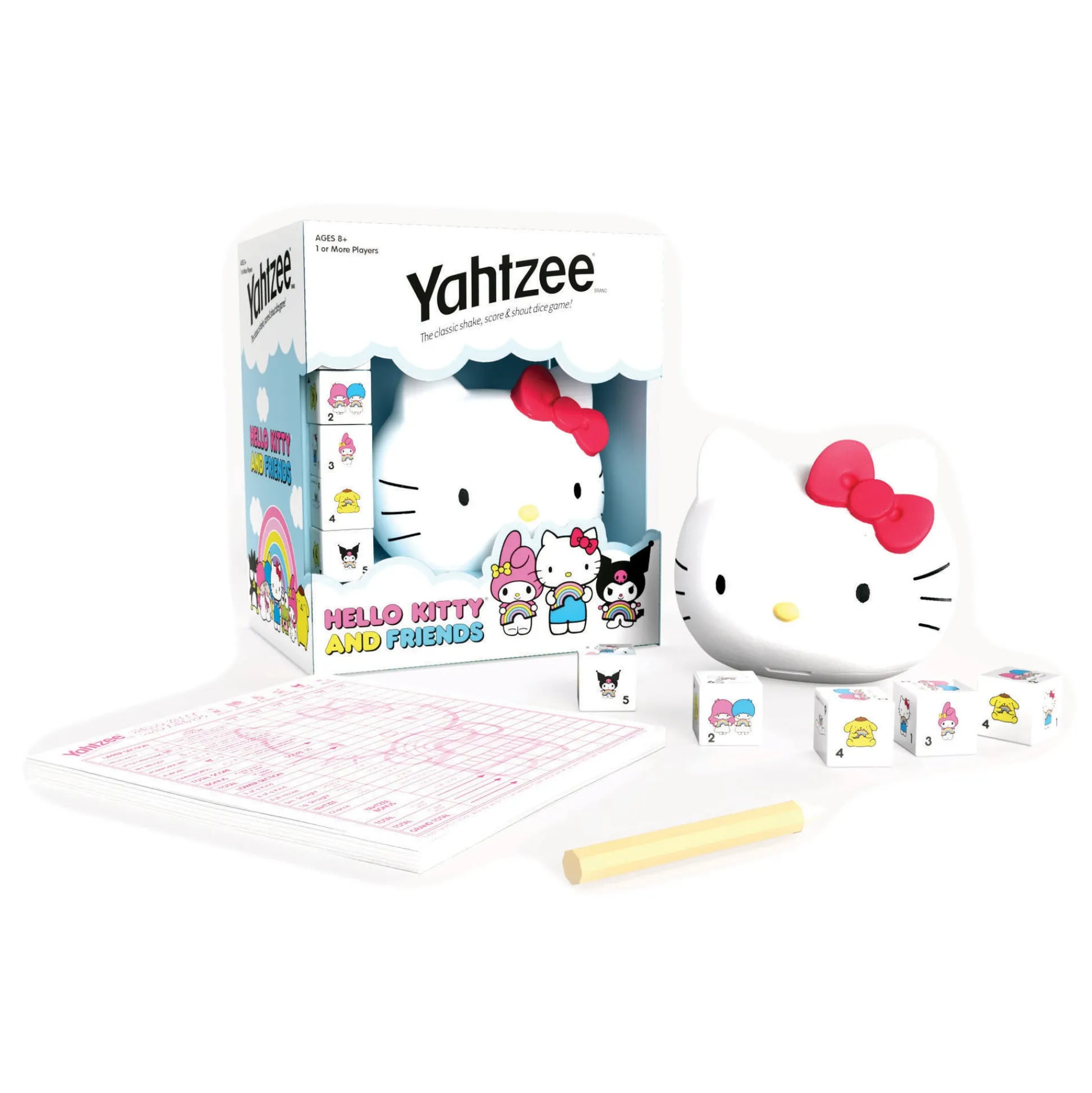 Educators Resource Hello Kitty and Friends YAHTZEE Dice Game* Board Games|Role-Playing Games