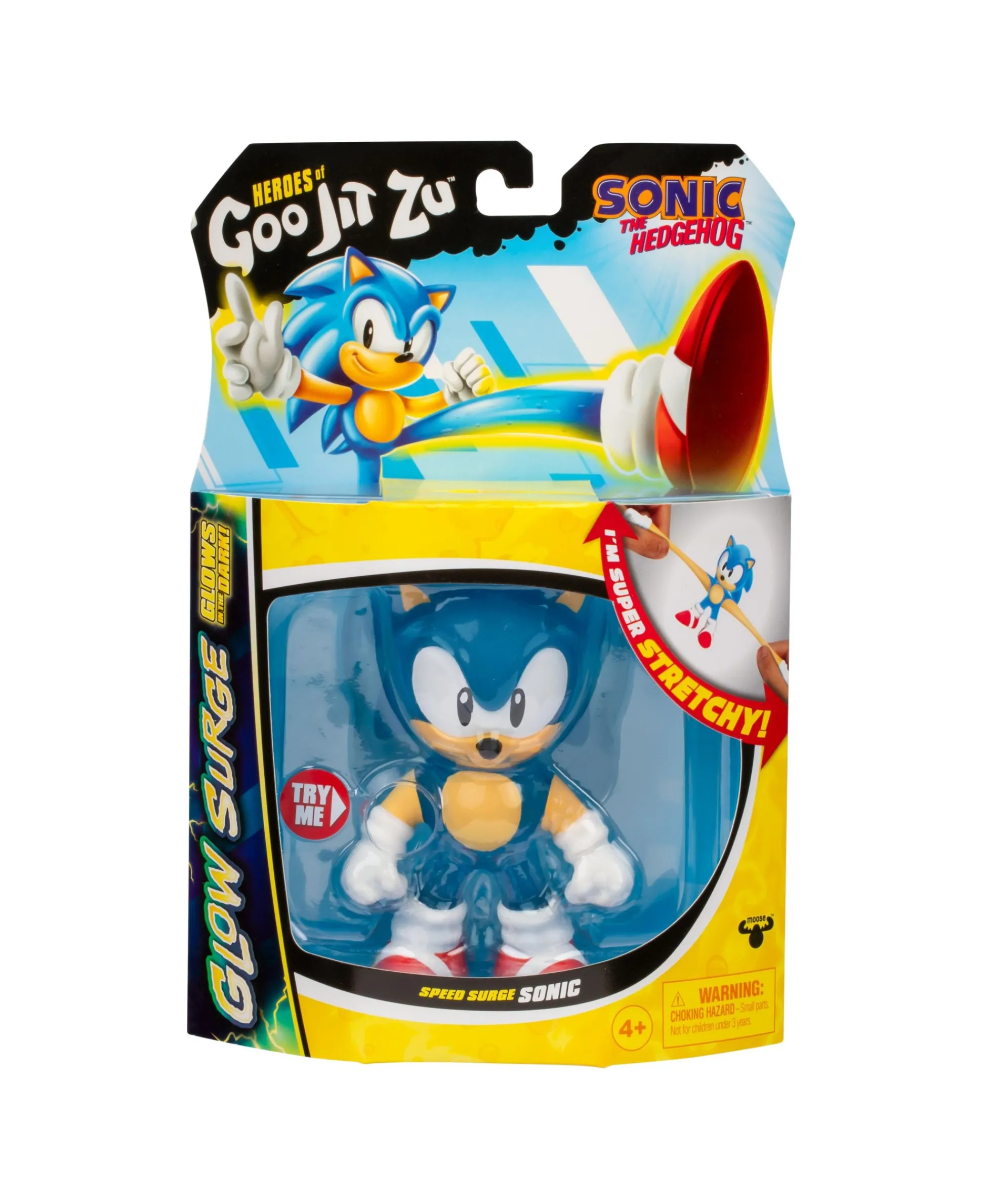 Macy's - Supplier Heroes of Goo Jit Zu Speed Surge Sonic S4 Stretchy Toy* Action Figures
