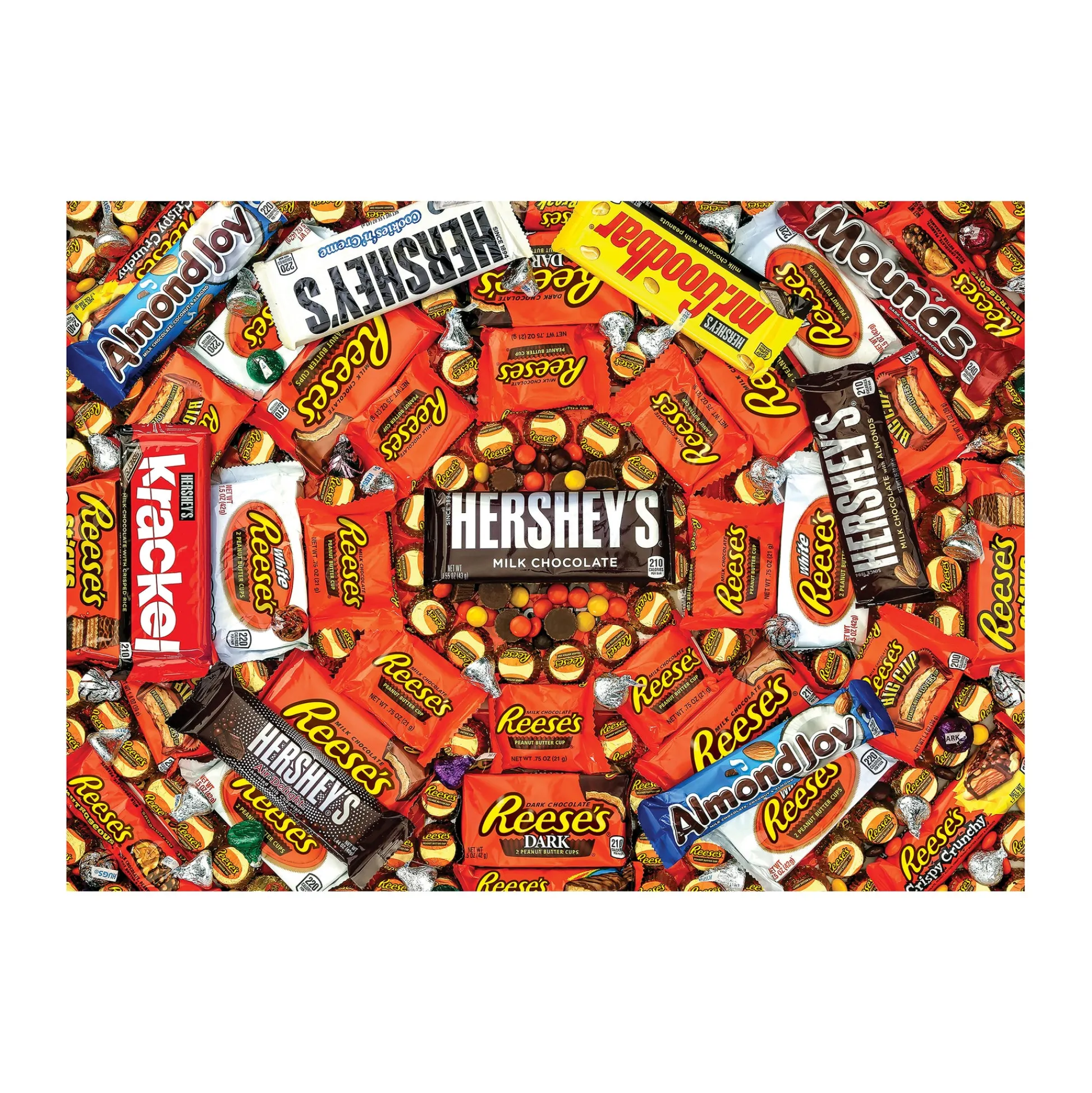 AreYouGame Hershey's Swirl Chocolate Collage Jigsaw Puzzle - 1000 pc* Puzzles