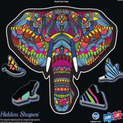 The Distribution Solutions Hidden Shapes Elephant Jigsaw Puzzle - 300 pc* Puzzles