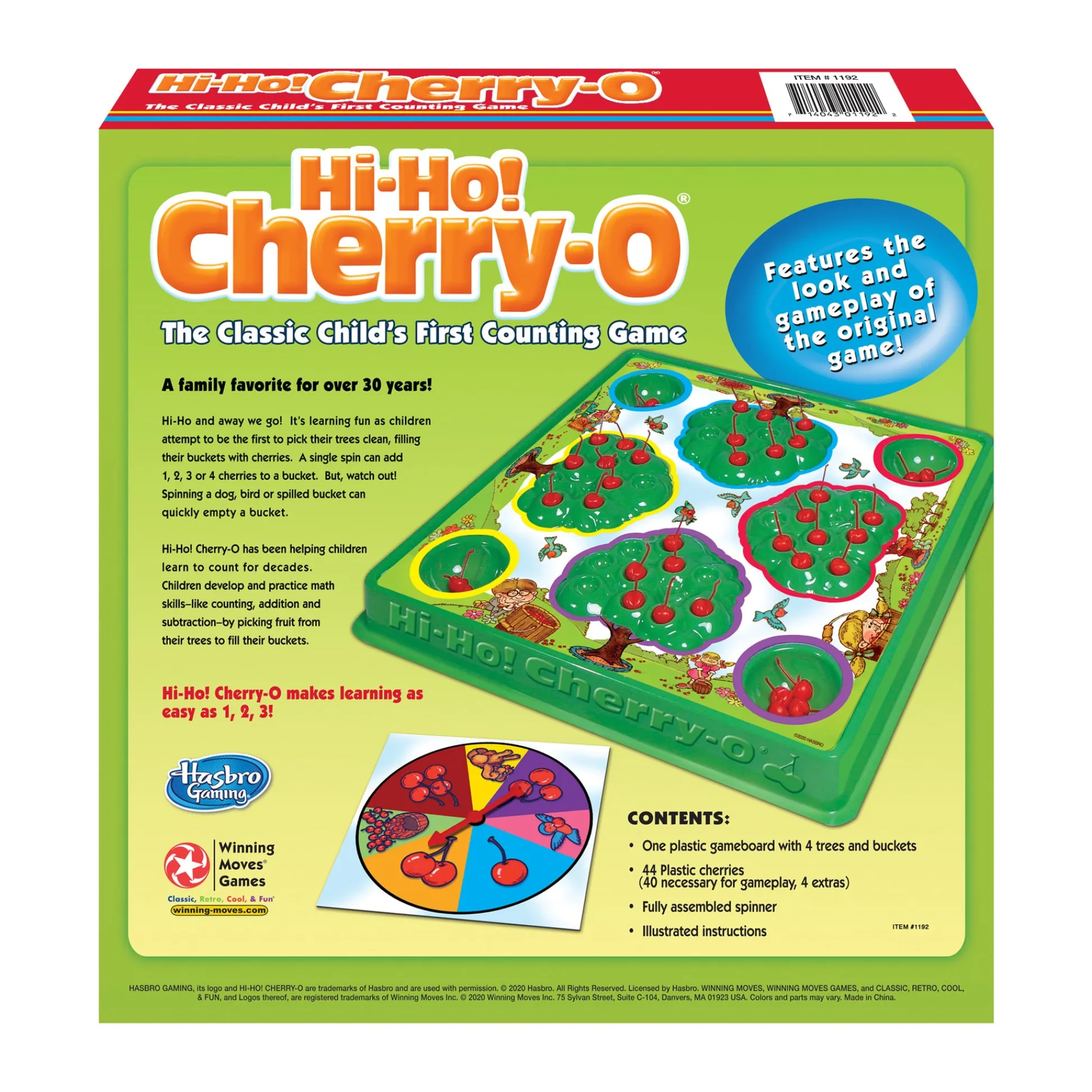 AreYouGame Hi-Ho! Cherry-O Classic Counting Board Game* Role-Playing Games|Board Games