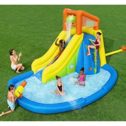 Flat River Group H2OGO! Mega Water Park - Mount Splashblast Inflatable Water Slide Combo* Swimming Pools & Water Toys