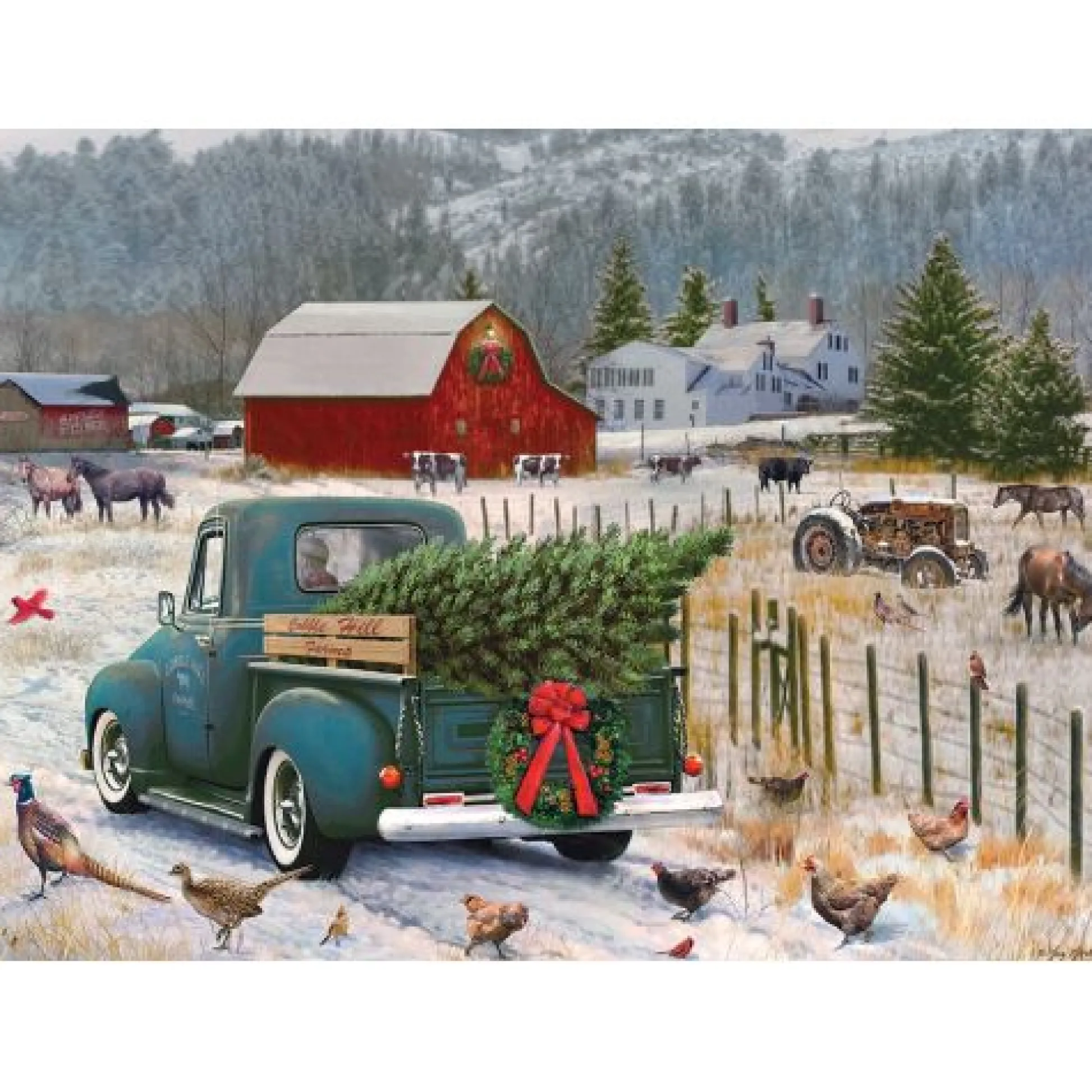 Calendar Holdings, LLC Home for Christmas 1000pc Jigsaw Puzzle by Dominic Davidson* Puzzles