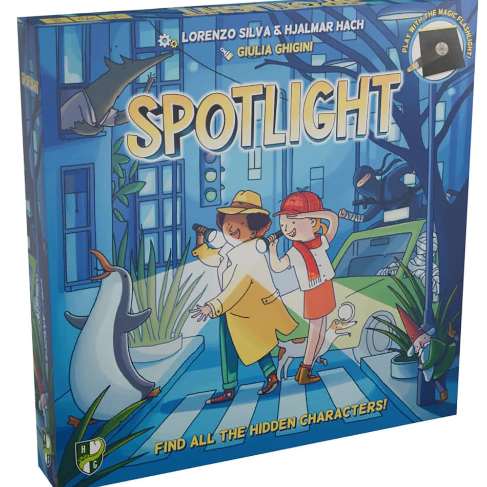 Flat River Group Horrible Guild Spotlight: Magical Flashlight Family Board Game, Ages 6+* Role-Playing Games|Board Games