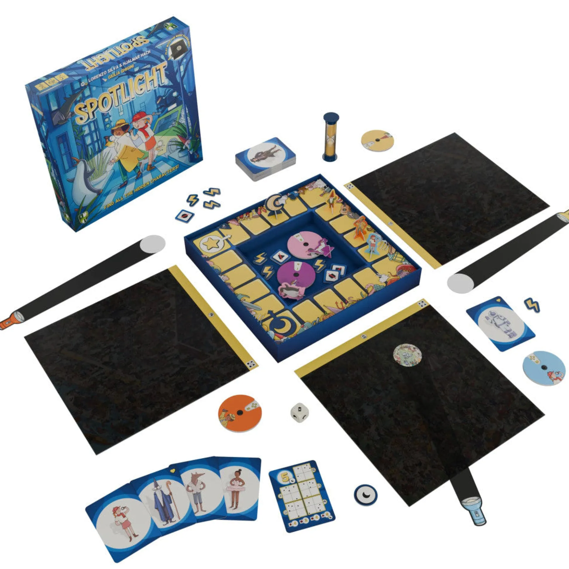 Flat River Group Horrible Guild Spotlight: Magical Flashlight Family Board Game, Ages 6+* Role-Playing Games|Board Games