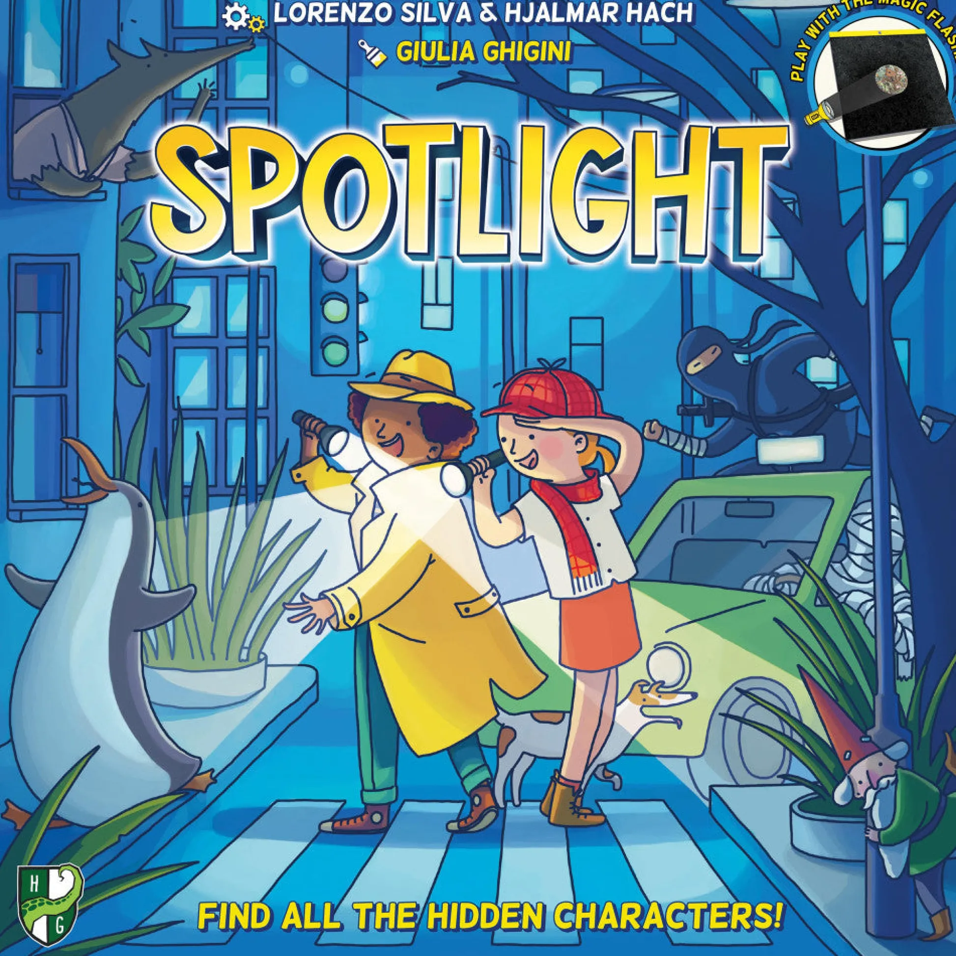 Flat River Group Horrible Guild Spotlight: Magical Flashlight Family Board Game, Ages 6+* Role-Playing Games|Board Games