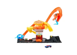 Macy's - Supplier Hot Wheels City Pizza Slam Cobra Attack 1:64 Scale Playset* Playsets & Vehicles