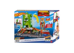 Macy's - Supplier Hot Wheels City Super Recharge Fuel Station Diecast Car Playset* Playsets & Vehicles