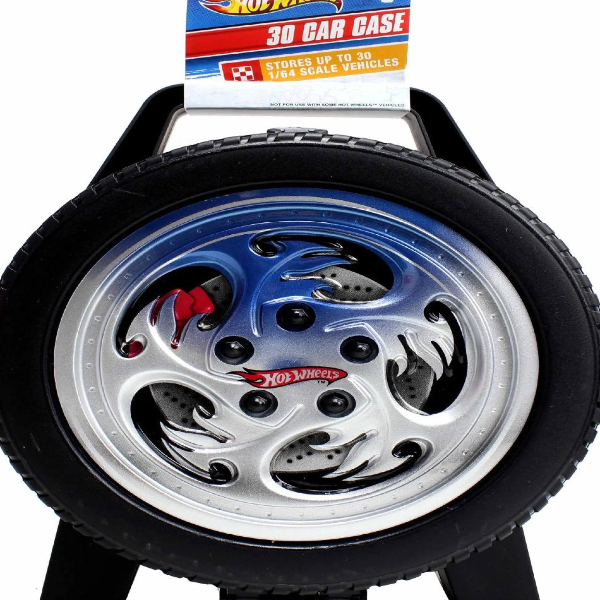 Flat River Group Hot Wheels Portable 30-Car Collector Case with Retro Wheel Design* Diecast Cars
