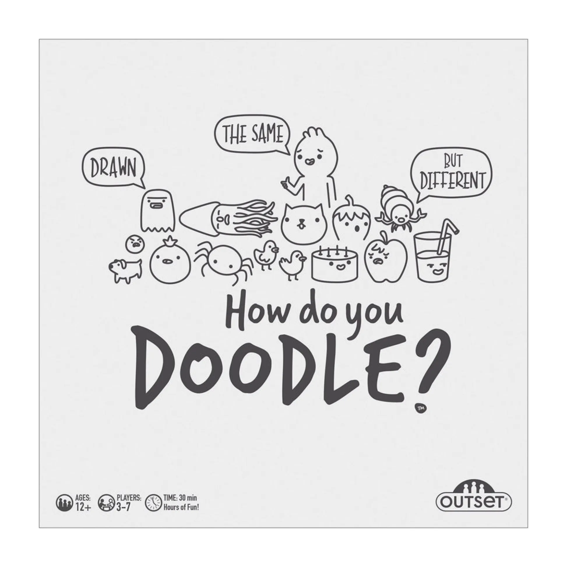 AreYouGame How do you Doodle? Creative Drawing Party Game by Outset Media* Family & Entertainments Games