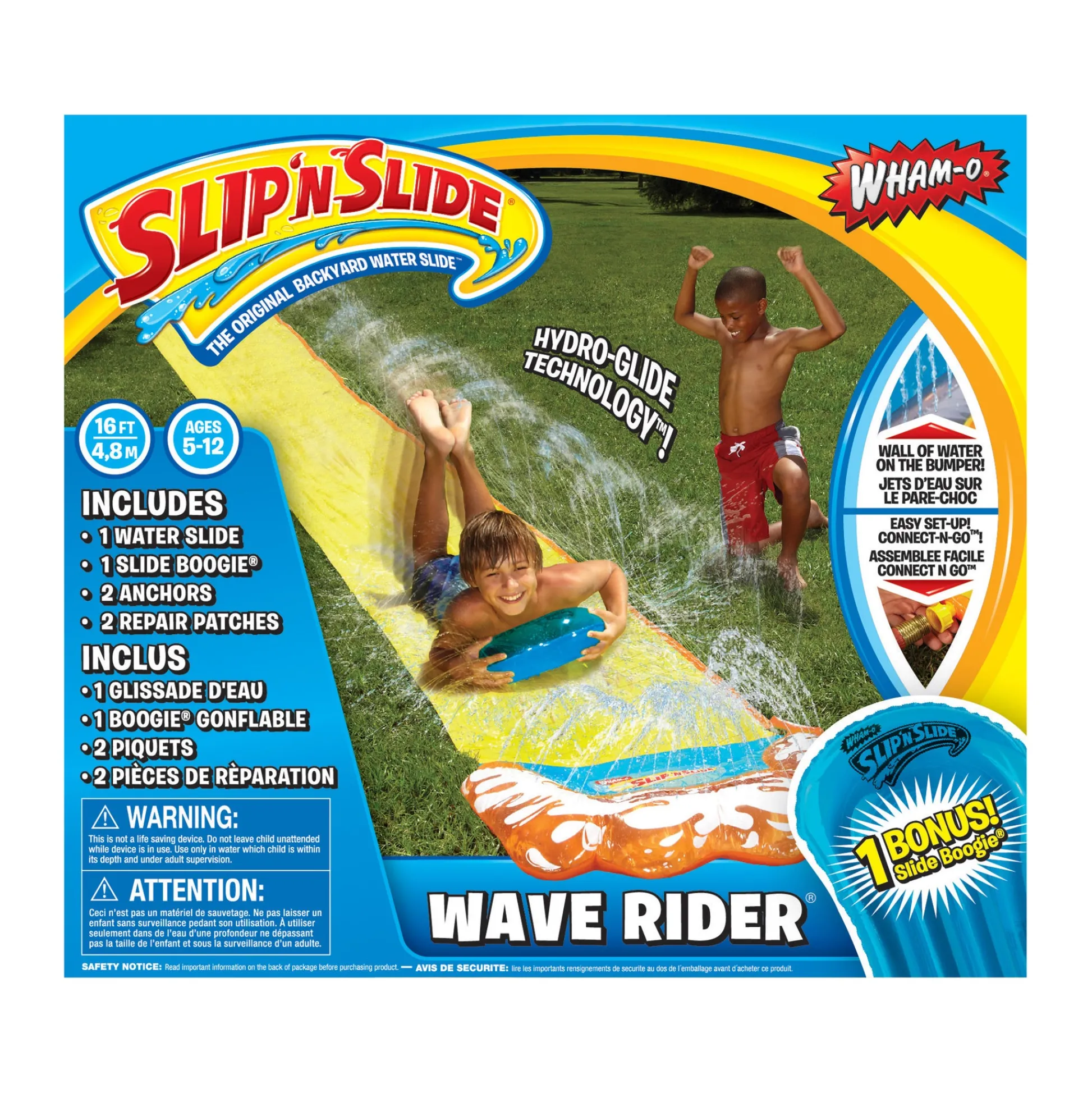 AreYouGame Hydroglide Slip 'N Slide Wave Rider with Bonus Slide Boogie* Swimming Pools & Water Toys